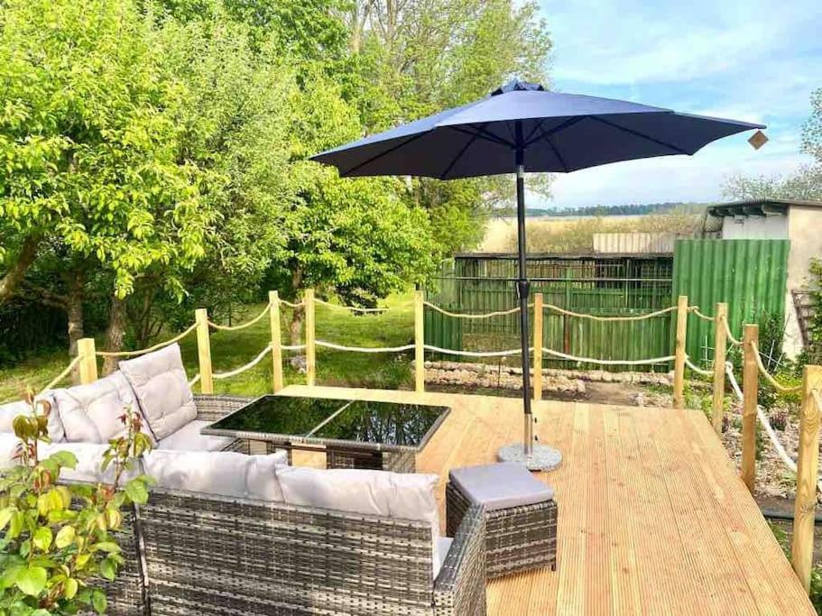 Ferienhaus Mit Wasserblick Auf Der Insel Usedom Krummin Eksteriør billede